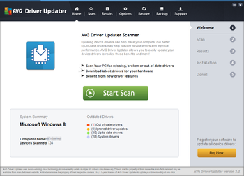 AVG Driver Updater screenshot