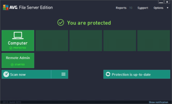 AVG File Server Edition screenshot