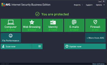 AVG Internet Security Business Edition screenshot