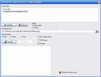 AVI 2 DVD & VCD screenshot