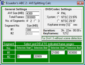 AVI Bitrate Calculator screenshot 8