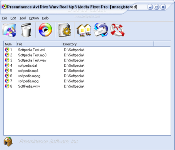 Avi Divx Wmv Real Mp3 Media Fixer Pro screenshot