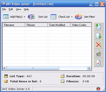 AVI DivX/Xvid Video Joiner screenshot