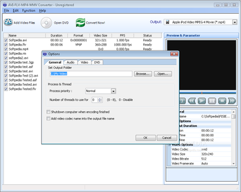 AVI-FLV-MP4-WMV Converter screenshot 2
