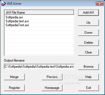AVI Joiner screenshot