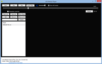 AVI Media Player screenshot