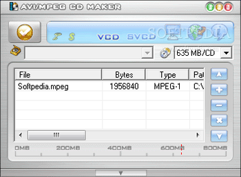 AVI / MPEG CD Maker screenshot