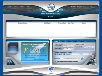 AVI MPEG MOV RM WMV iPod MP4 Converter screenshot 3