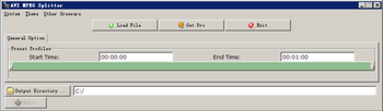 AVI MPEG Splitter screenshot