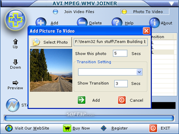 AVI MPEG WMV Joiner screenshot 3