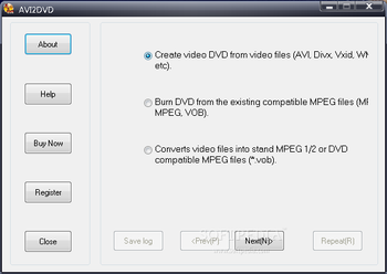 AVI to DVD Maker screenshot