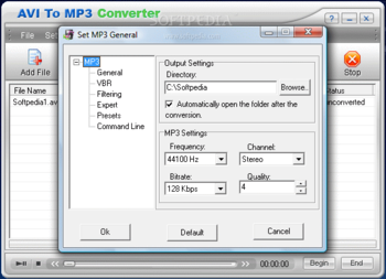 AVI To MP3 Converter screenshot 3
