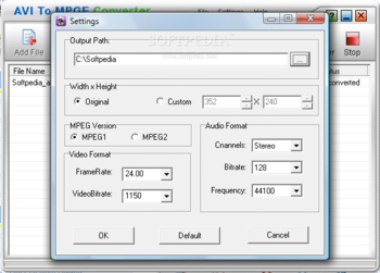 AVI To MPEG Converter screenshot 3