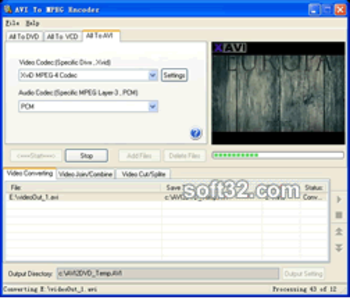 AVI To MPEG Encoder screenshot 2