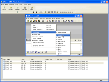 AVI To SWF Flash Converter screenshot