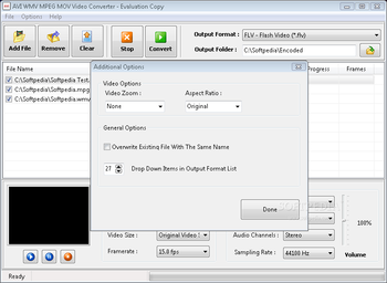 AVI WMV MPEG MOV Video Converter screenshot 2