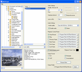 AVI2Flash Converter screenshot 2