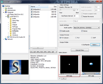 AVI2SWF Converter screenshot