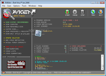 AVIGen AntiVirus screenshot