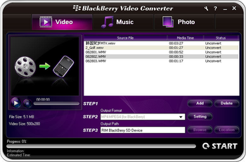 Aviosoft Blackberry Video Converter screenshot 2