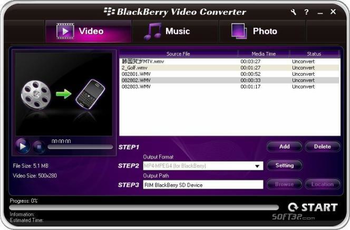Aviosoft Blackberry Video Converter screenshot 3