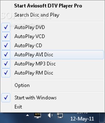 Aviosoft DTV Player Pro screenshot