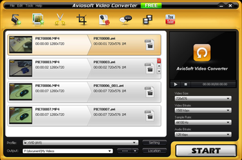 Aviosoft Video Converter Free screenshot 3