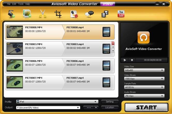Aviosoft Video Converter Professional screenshot 2