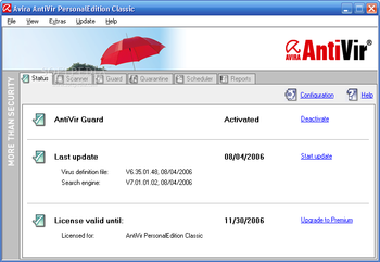 Avira Antivir Virus Definitions for Avira 10 and Older screenshot