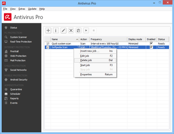 Avira Antivirus Pro screenshot 5