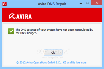 Avira DNS Repair screenshot