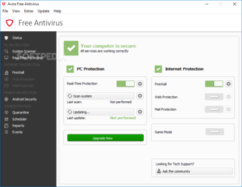 Avira Free Antivirus screenshot