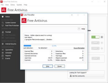 Avira Free Antivirus screenshot 3