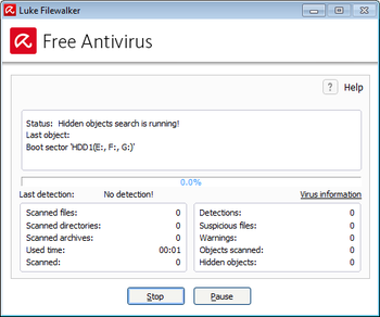 Avira Free Antivirus screenshot 2