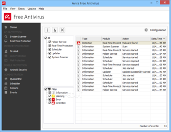 Avira Free Security Suite screenshot 13