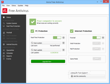 Avira Free Security Suite screenshot 4