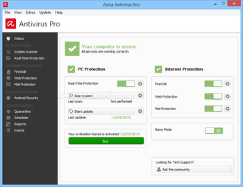 Avira Internet Security Suite screenshot