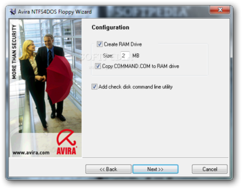 Avira NTFS4DOS Personal screenshot 2