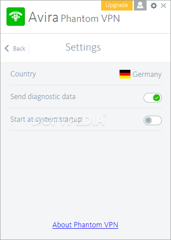 Avira Phantom VPN screenshot 2