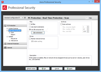 Avira Professional Security screenshot 14
