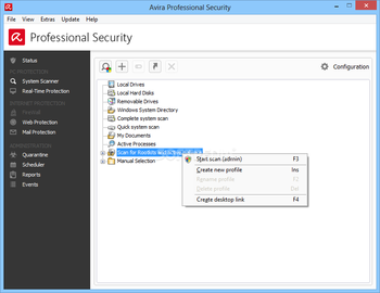 Avira Professional Security screenshot 2