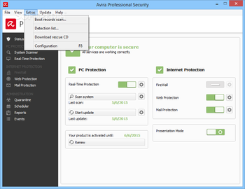 Avira Professional Security screenshot 8