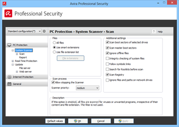 Avira Professional Security screenshot 9