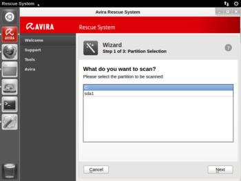 Avira Rescue System screenshot 5