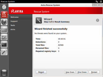 Avira Rescue System screenshot 7