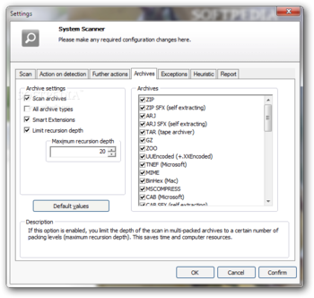 Avira Server Security screenshot 8