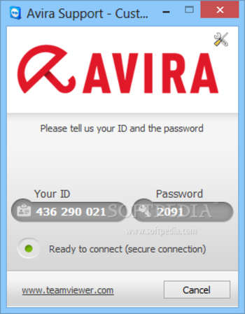 Avira Support - Customer Module screenshot