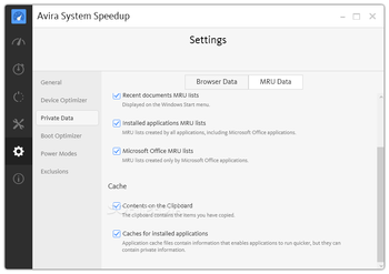 Avira System SpeedUp screenshot 34