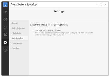 Avira System SpeedUp screenshot 35