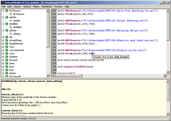 AviSynth screenshot
